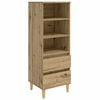 vidaXL Highboard Artisan-Eiche 40 x 36 x 110 cm Holzwerkstoff