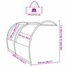 vidaXL Wasserfester Tarp Bogen mit Dach