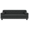 vidaXL Kindersofa Schwarz 90x53x30 cm Kunstleder