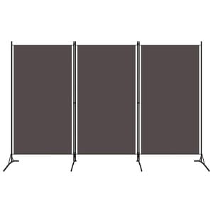 vidaXL 3-tlg. Raumteiler Anthrazit 260x180 cm