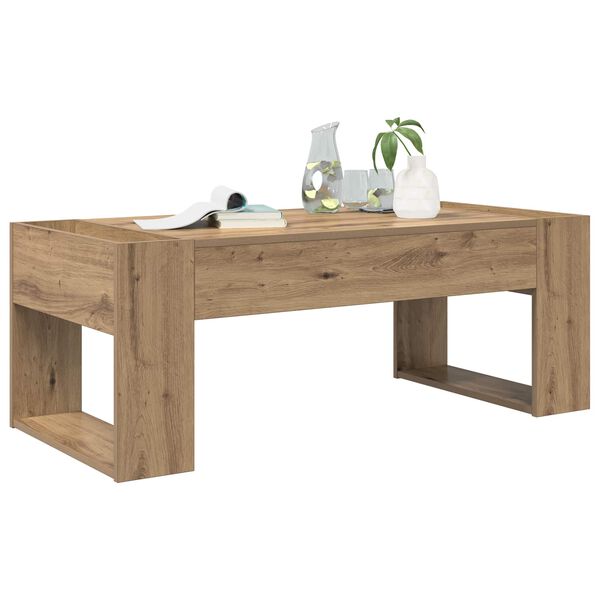 vidaXL Couchtisch Artisan-Eiche 110 x 50 x 41 cm Holzwerkstoff