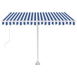 vidaXL Elektrische Markise 3,5 x 2 m Anthrazit 100% Polyester