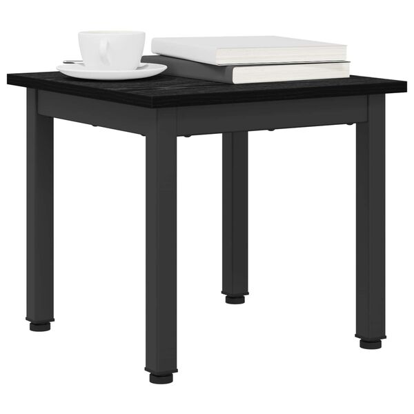 vidaXL Couchtisch Schwarz Eichen-Optik 40 x 40 x 36 cm Holzwerkstoff