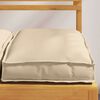 vidaXL Kissen 4 pcs Beige 40 x 40 x 8 cm Oxford-Stoff