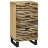 vidaXL Sideboard Braun 40 x 33 x 75 cm massives Mangoholz