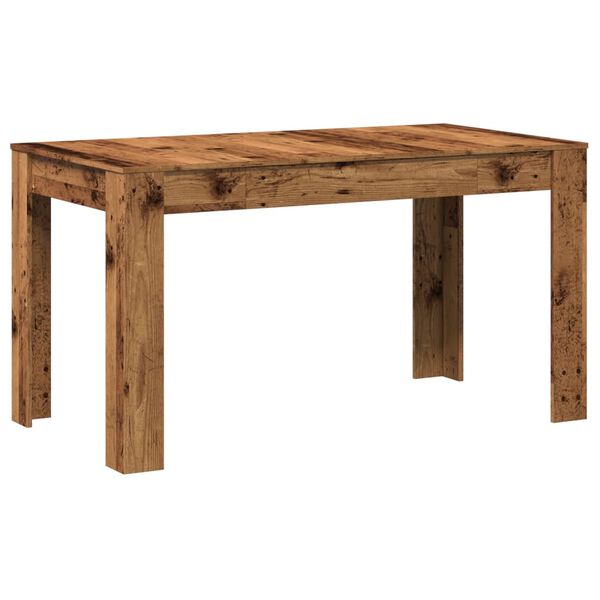 vidaXL Esstisch Altholz-Optik 140x74,5x76 cm Holzwerkstoff