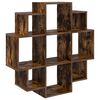vidaXL Wandregal Raucheiche 90 x 25 x 90 cm Holzwerkstoff