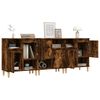 vidaXL Sideboards 3 Stk. R&auml;uchereiche 60x35x70 cm Holzwerkstoff