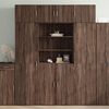 vidaXL Highboard Braun Eichen-Optik 80x42,5x185 cm Holzwerkstoff