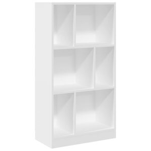 vidaXL B&uuml;cherregal Wei&szlig; 57x28,5x107,5 cm Holzwerkstoff
