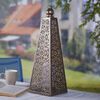 Luxform Lighting LED-Batterieleuchte Pyramid 45 cm Kupfer