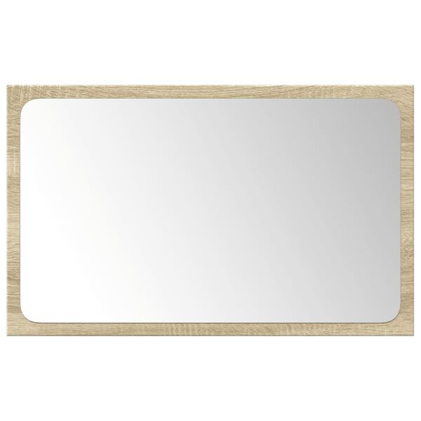 vidaXL 3-tlg. Badmöbel-Set Sonoma-Eiche Holzwerkstoff