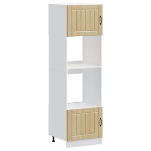 vidaXL Herdumbauschr&auml;nke 2 Stk. Lucca Sonoma-Eiche Holzwerkstoff