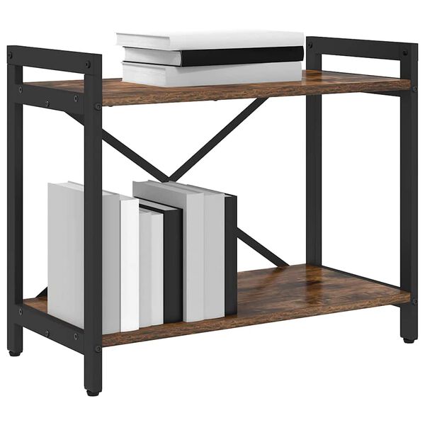 vidaXL B&uuml;cherregal Ger&auml;ucherte Eiche 60 x 30 x 50 cm Holzwerkstoff