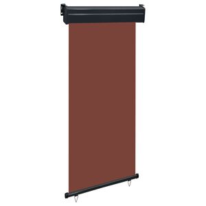 vidaXL Balkon-Seitenmarkise 105x250 cm Braun