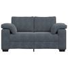 vidaXL Zweisitzer-Sofa Dunkelgrau 160x77x82 cm Samt