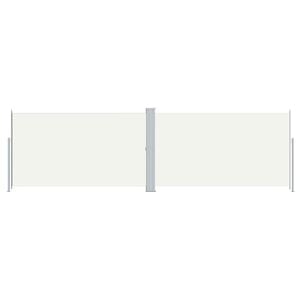 vidaXL Seitenmarkise Ausziehbar Creme 180x600 cm