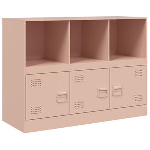 vidaXL Sideboard Rosa 99x39x73 cm Stahl