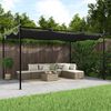 vidaXL Pergola mit Schiebedach Anthrazit 395x292x230 cm
