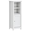 vidaXL Badschrank BERG Wei&szlig; 40x34x110 cm Massivholz Kiefer