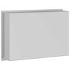 vidaXL Duschnische Silber 45 x 30 x 9,5 cm Edelstahl