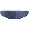 vidaXL Selbstklebende Treppenschoner 15 pcs Blau 65 x 21 x 4 cm