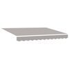 vidaXL Markisenersatzstoff Hellgrau 280 x 245 cm Polyester