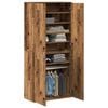 vidaXL Hochschrank mit Regal Altholz 80 x 39 x 178 cm Holzwerkstoff