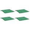 vidaXL Gartenstuhl-Kissen 4 Stk. Grün 50x50x4 cm Oxford-Gewebe