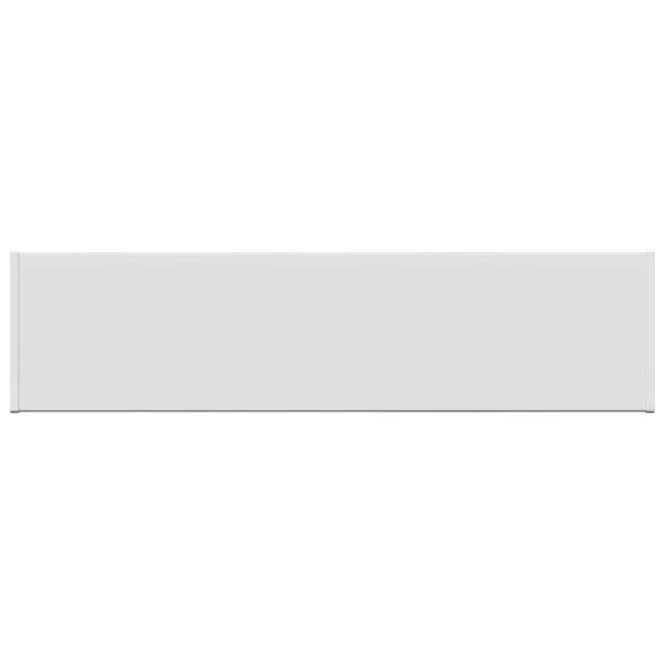 vidaXL Fensterbank Wei&szlig; 100 x 25 x 4,5 cm PVC