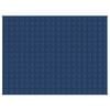 vidaXL Gewichtsdecke Blau 150x200 cm 11 kg Stoff