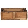 vidaXL Tablett 2 pcs Braun 29 x 31 x 10 cm Massives upgecyceltes Holz