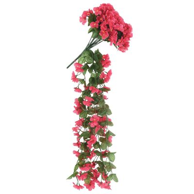 vidaXL Künstliche Blumengirlanden 3 Stk. Rose 85 cm
