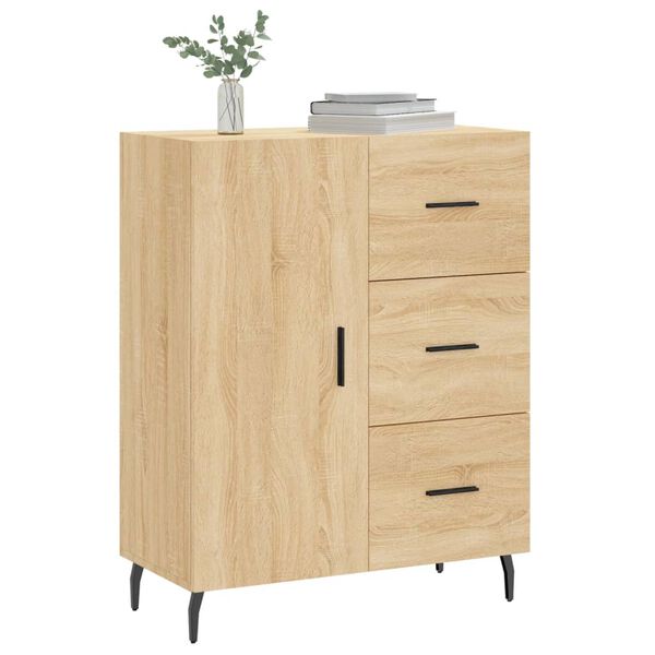vidaXL Sideboard Sonoma-Eiche 69,5x34x90 cm Holzwerkstoff