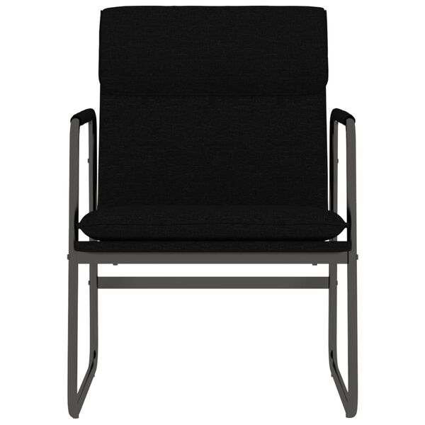 vidaXL Loungesessel Schwarz 55x64x80 cm Stoff