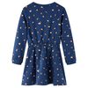 Kinderkleid mit Langen Ärmeln Marineblau 140