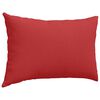 vidaXL Sofakissen 2 pcs Rot 60 x 40 cm Stoff