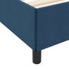 vidaXL Boxspringbett Blau 200 x 200 cm Stoff