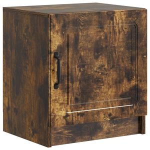 vidaXL Nachttisch Ger&auml;ucherte Eiche 43 x 34,5 x 47 cm Holzwerkstoff