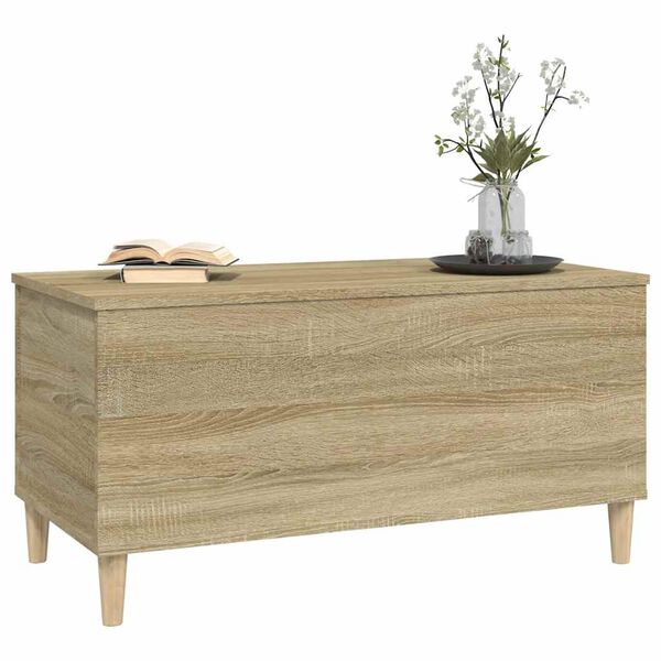 vidaXL Couchtisch Sonoma-Eiche 90x44,5x45 cm Holzwerkstoff