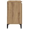 vidaXL Waschbeckenunterschrank Artisan-Eiche 65x33x60 cm Holzwerkstoff