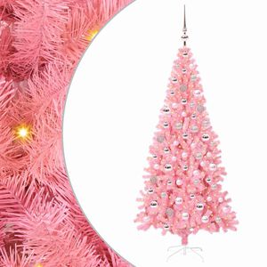 vidaXL Weihnachtsbaum Rosa 180 cm PVC