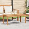 vidaXL Tisch Braun 95 x 45 x 40 cm Massivholz Teak
