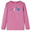 vidaXL Kinder-Langarmshirt Himbeerrosa 92