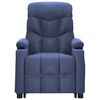 vidaXL Massagesessel mit Aufstehhilfe Blau Stoff