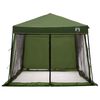 vidaXL Camping-Zelt-Set 2 stk. 6 Personen Gr&uuml;n Taffeta und Stoff