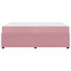 vidaXL Bettrahmen mit Matratze Rosa 120 x 200 cm Stoff