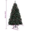 vidaXL K&uuml;nstlicher Weihnachtsbaum 300 LEDs 180 cm
