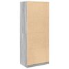 vidaXL Kleiderschrank Grau Sonoma 80x50x200 cm Holzwerkstoff