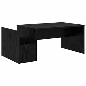 vidaXL Couchtisch Schwarz Eichen-Optik 90 x 45 x 35 cm Holzwerkstoff